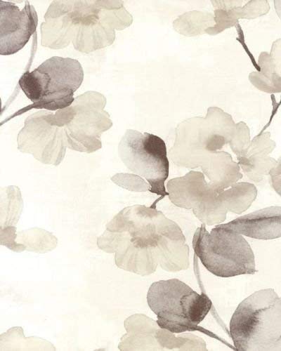 galerie-24 15704 ? Idyllia Cream, Grey & White Floral Gallery Wallpaper
