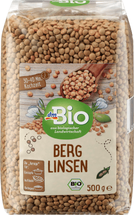 dmBio Mountain lentils, 500 g