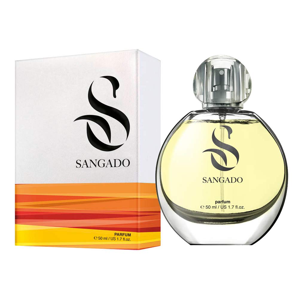 SANGADO Jasmine Perfume for Women, 8-10 Hours Long-Lasting, Luxuriously Scented, Floral, Delicate French Essences, Extra Concentrated (Perfume), 50 ml Spray
