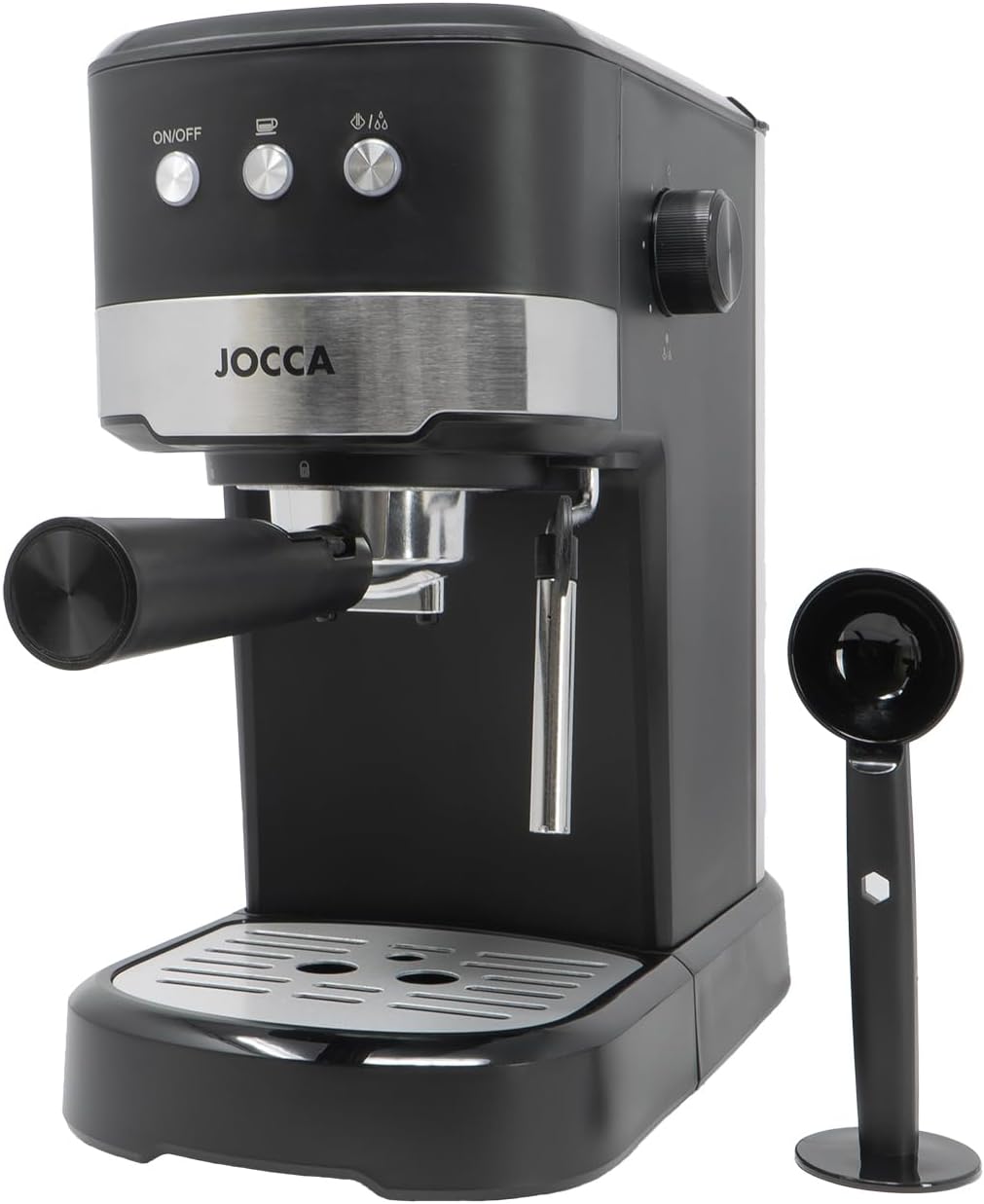 Jocca Espresso Coffee Machine 20 Bar, 1100 W, Double Spout, 1.25 L Tank, Milk Frother