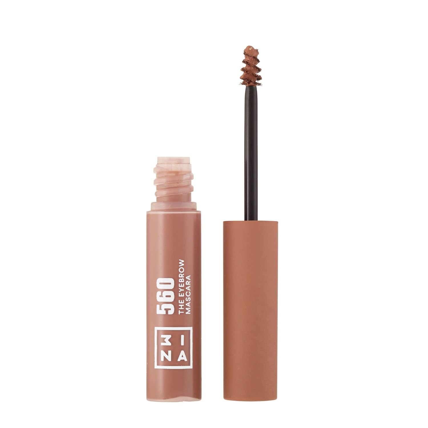 3ina makeup - The Eyebrow Mascara 560 - Dark Blonde - Fixed Definition of Volume - Non -Adhesive Gel Formula - Density & Fuller Eyebrows - Multiplier Effect - Gel Formula - Vegan - Cruethy Free