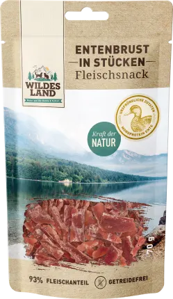 Wildes Land Cat treat duck breast in pieces, 70 g