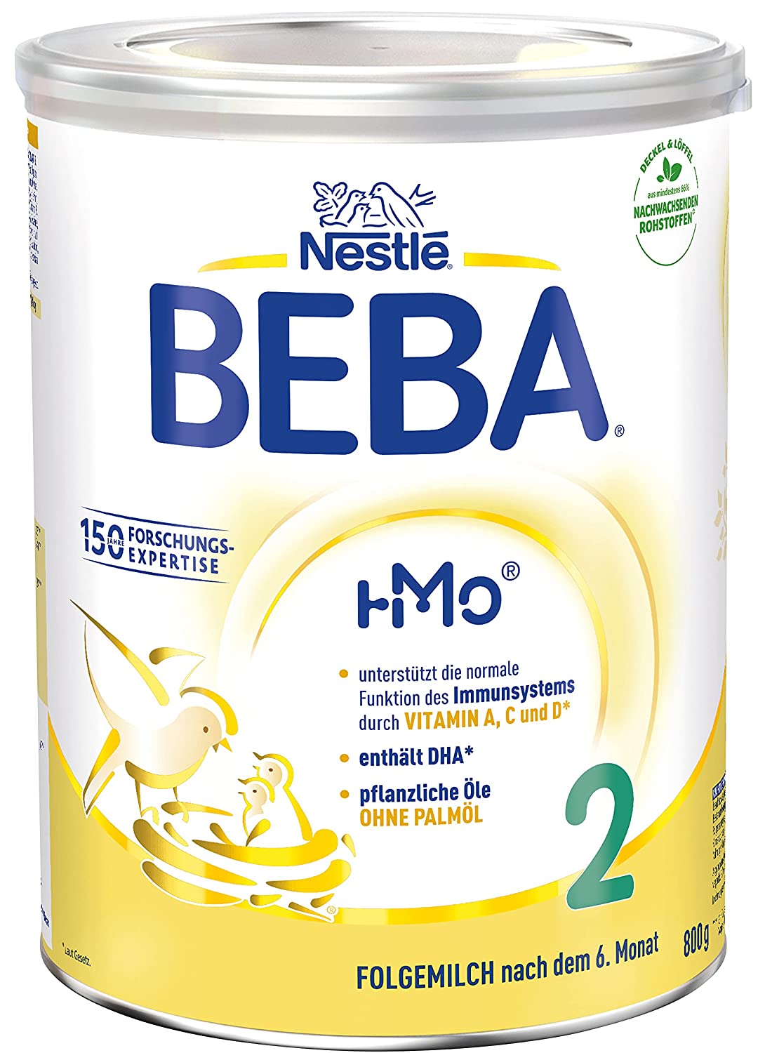 BEBA 2 Folgemilch Folgenahrung Nach Dem 6. Monat, 800g