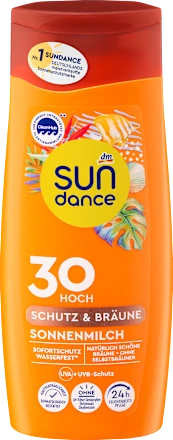 SUNDANCE Sunscreen lotion protection & tan SPF 30, 200 ml