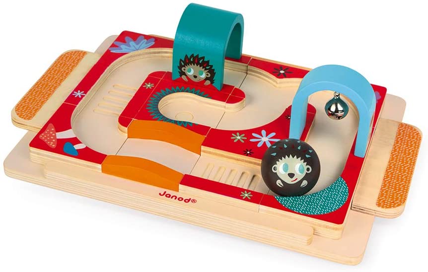 Janod J08056 Wooden Hedgehog Ball Game