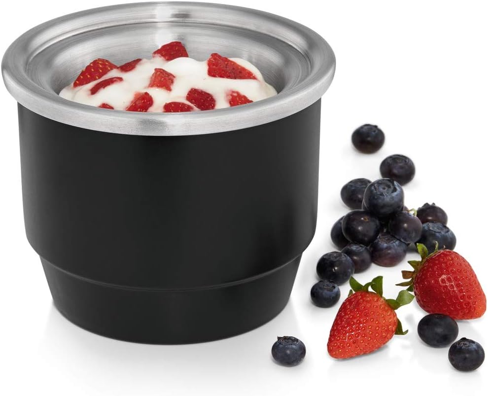 WMF Küchenminis Freezer Container with Lid for Ice Cream Maker 3-in-1 for Frozen Yoghurt, Sorbet and Ice Cream, 300 ml