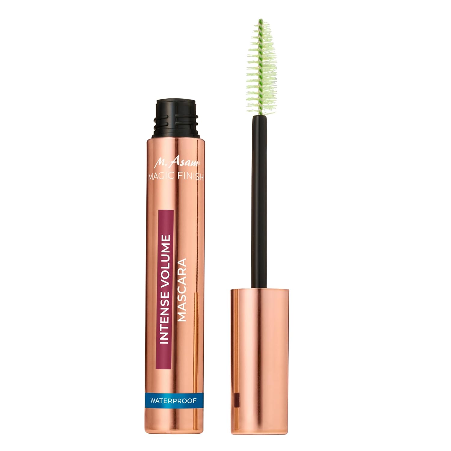 M. Asam Magic Finish Intense Volume Mascara Waterproof (10 ml) - Waterproof Mascara Black, Long-Lasting Volume Without Clumping, Mascara for Long Eyelashes, Jet Black Color