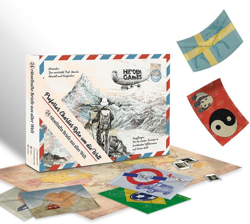 Hidden Games Advent Calendar - Professor Charlie's Journey around the World