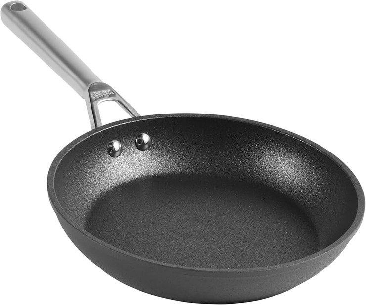 Ninja ZEROSTICK Premium Cookware C32000UK 2-Piece Frying Pans Set, 24cm and 28cm Frying Pans, Durable, Non-Stick, Hard Anodized Aluminum, Oven Safe to 500F, Gray