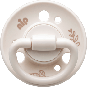 NIP Schnuller Cherry green, Gr.1, braun/beige, 0-6 Monate, 2 St