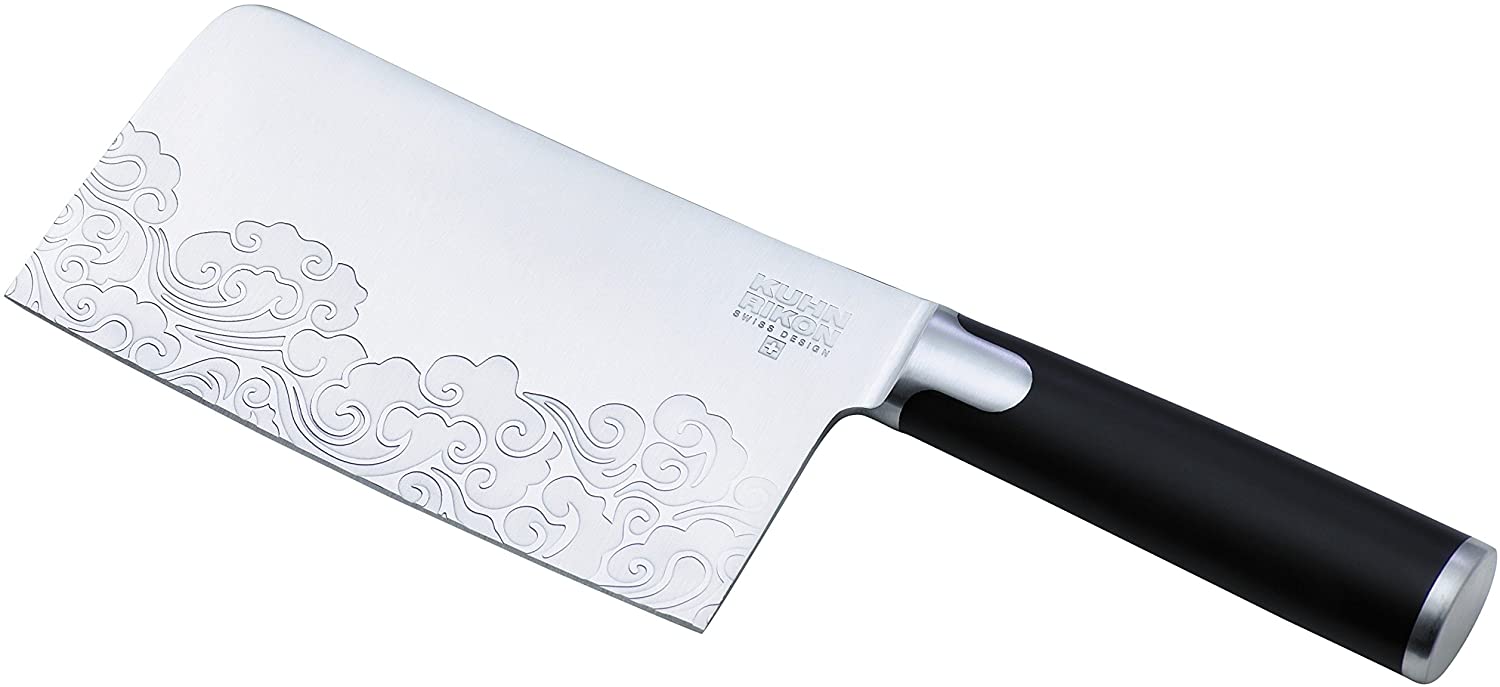 Kuhn Rikon 22361 Jiu Cleaver, Stainless Steel, Silver, 26.7 x 8.1 x 2.4 cm