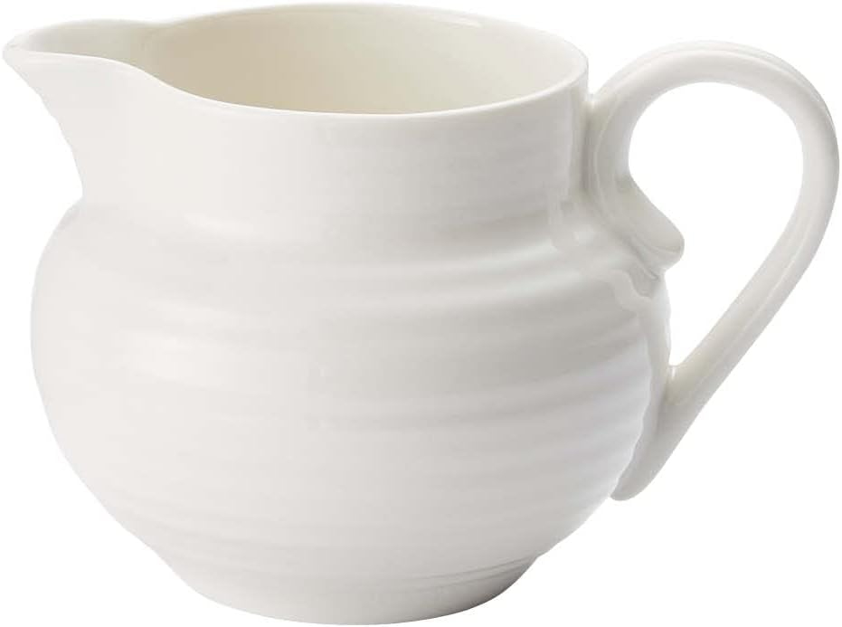 Sophie Conran for Portmeirion Creamer, Porcelain White, 13 x 11 x 9.3 cm