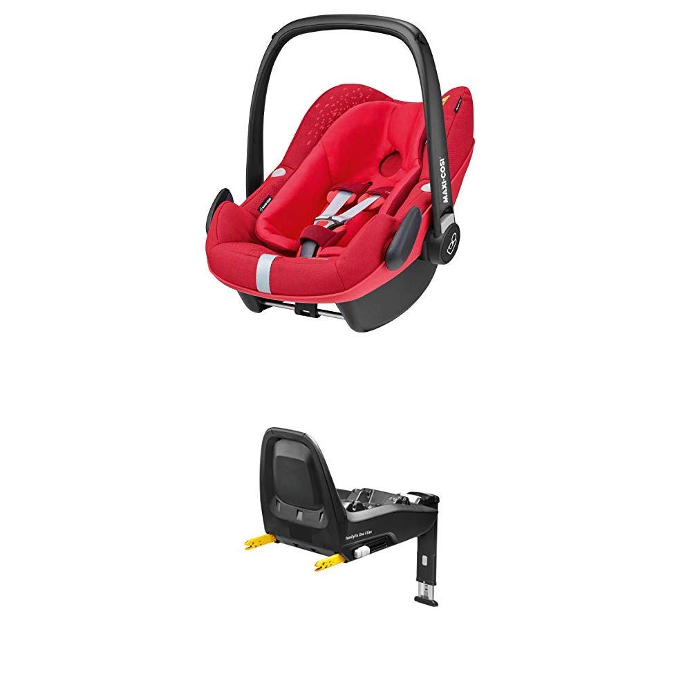 Maxi-Cosi Pebble Plus Baby Seat, Group 0+ i-Size Child Seat (0-13 kg), From Birth To Approximately 12 Months - Suitable For FamilyFix One Base Station