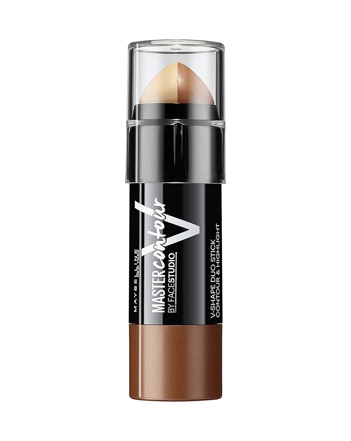 Maybelline New York Master Contour V-Shape Duo Stick, 0 dark, 7 g (1er pack)