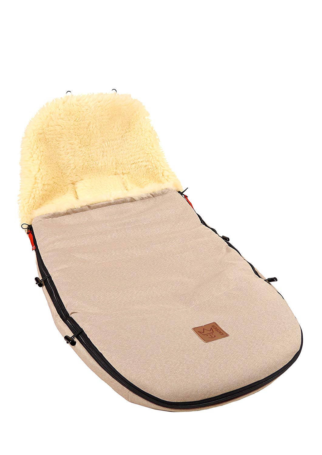 Kaiser 6512074 Footmuff for Bugaboo and Joolz, Sand Melange