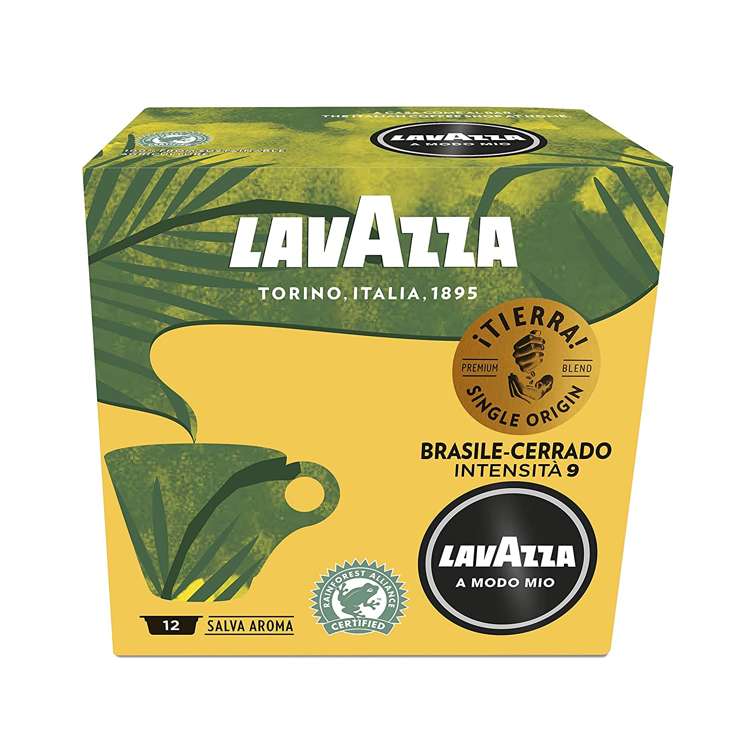 LAVAZZA A Modo Mio Espresso Brasile-Cerrado 12 Kapseln, 2er Pack (2 x 90 g)