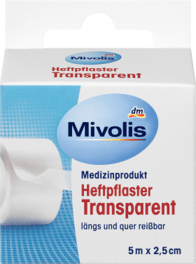 Mivolis Adhesive plaster Transparent, 5 m