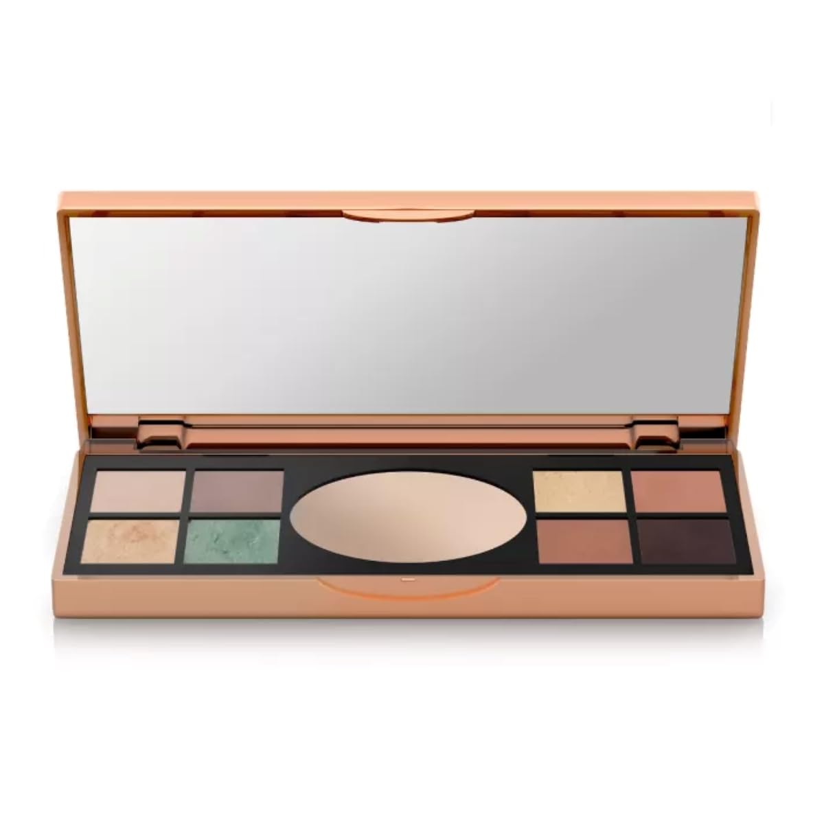 M. Asam Magic Finish Golden Vibes Eyeshadow & Highlighter Palette (8 x 0.75 g / 3 g) - With 8 Harmonising Eyeshadows, A Highlighter & Integrated Mirror, MakeUp for Versatile Looks