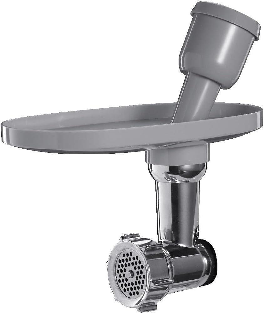 Smeg Grinding Accessory, for Mixer from SMF01 Series SMMG01, Chrome Grey