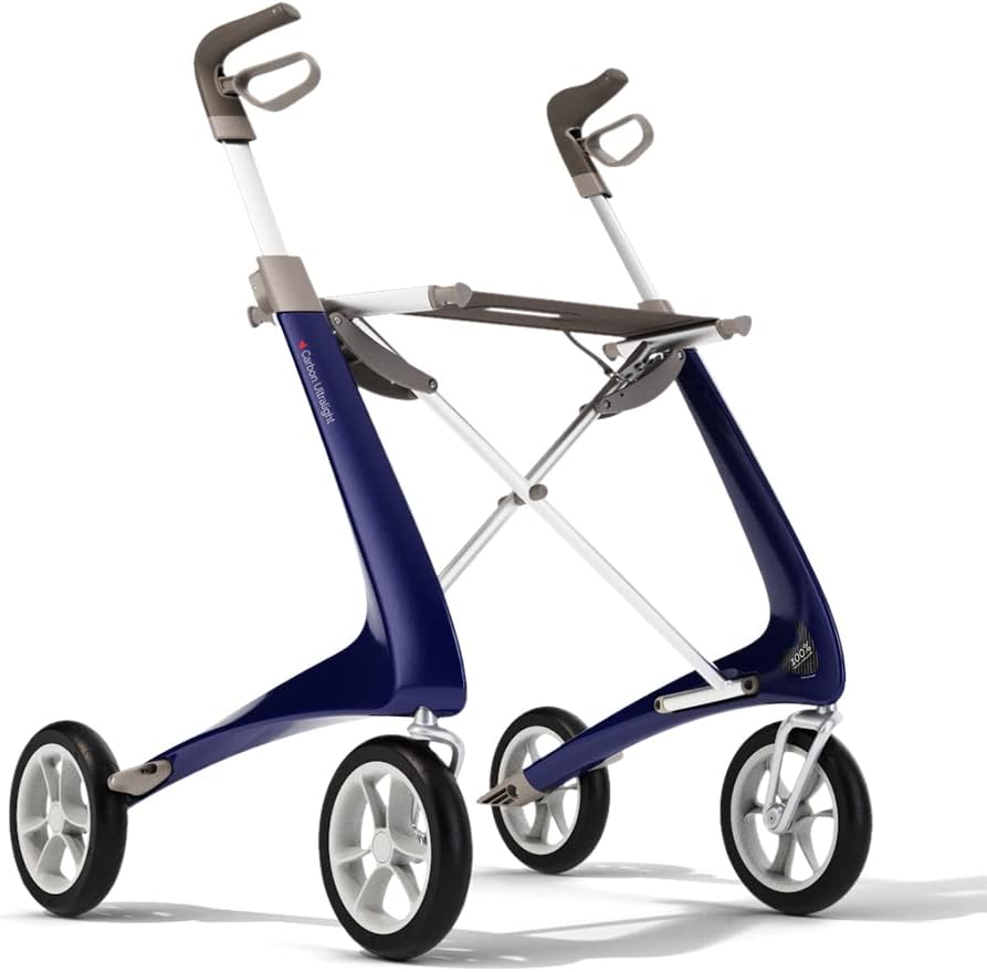RUSSKA Carbon Ultralight Comfort Rollator Royal Blue