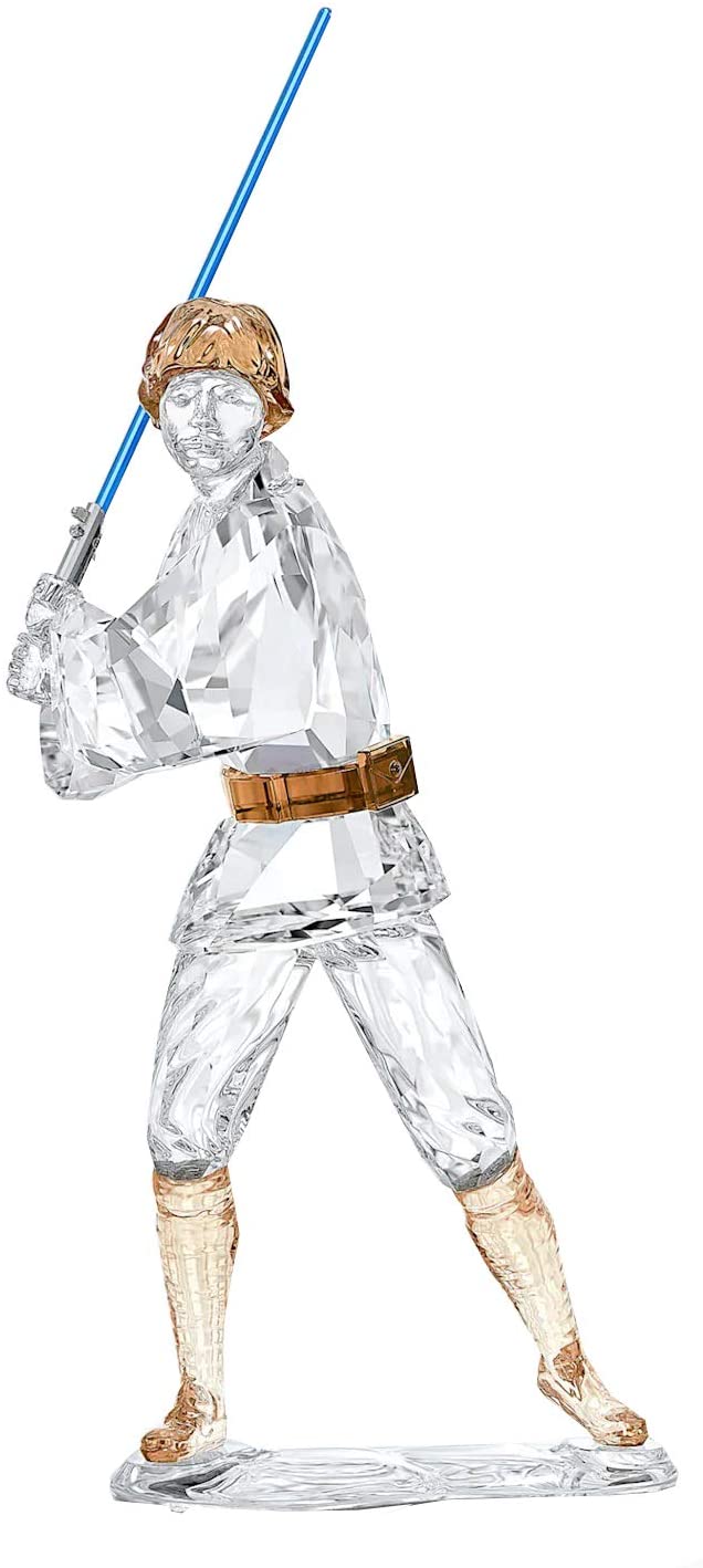 Swarovski Star Wars Figurine, Kristall, Weiß/Braun/Blau, 14.2 x 6 x 4.6 cm