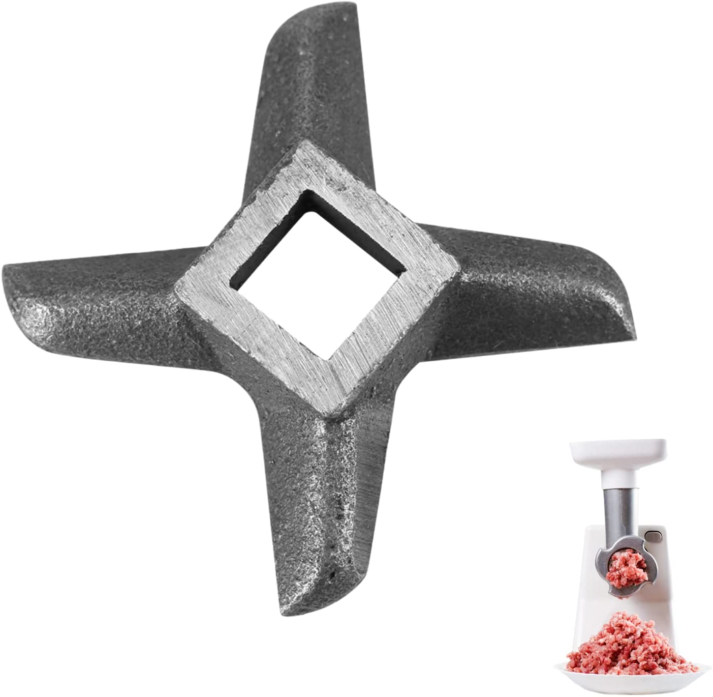 Haofy Meat Grinder Blade, Stainless Steel Mincer Knife Cutter Replacement for Grinder Cross Knife for Chopping Meat in the Kitchen (5)