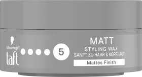 Schwarzkopf taft Hair gel matt wax stop 5, 75 ml
