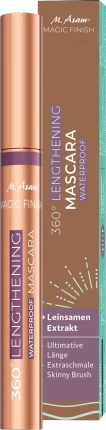 M. Asam Mascara 360° Lengthening Waterproof Deep Black, 7 ml