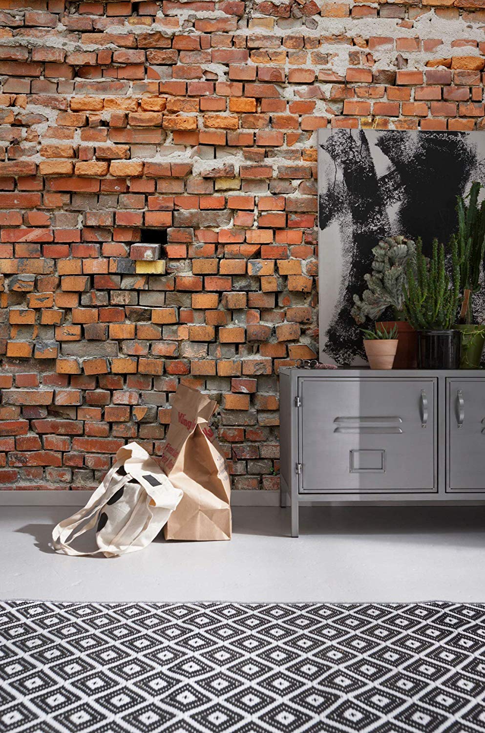 Komar Bricklane Photo Wallpaper Size: 248 Cm H X 368 Cm W