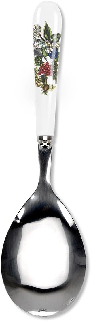 Portmeirion The Holly & Ivy Serving Spoon, Stainless Steel Multi-Colour, 25 x 6 x 2 cm