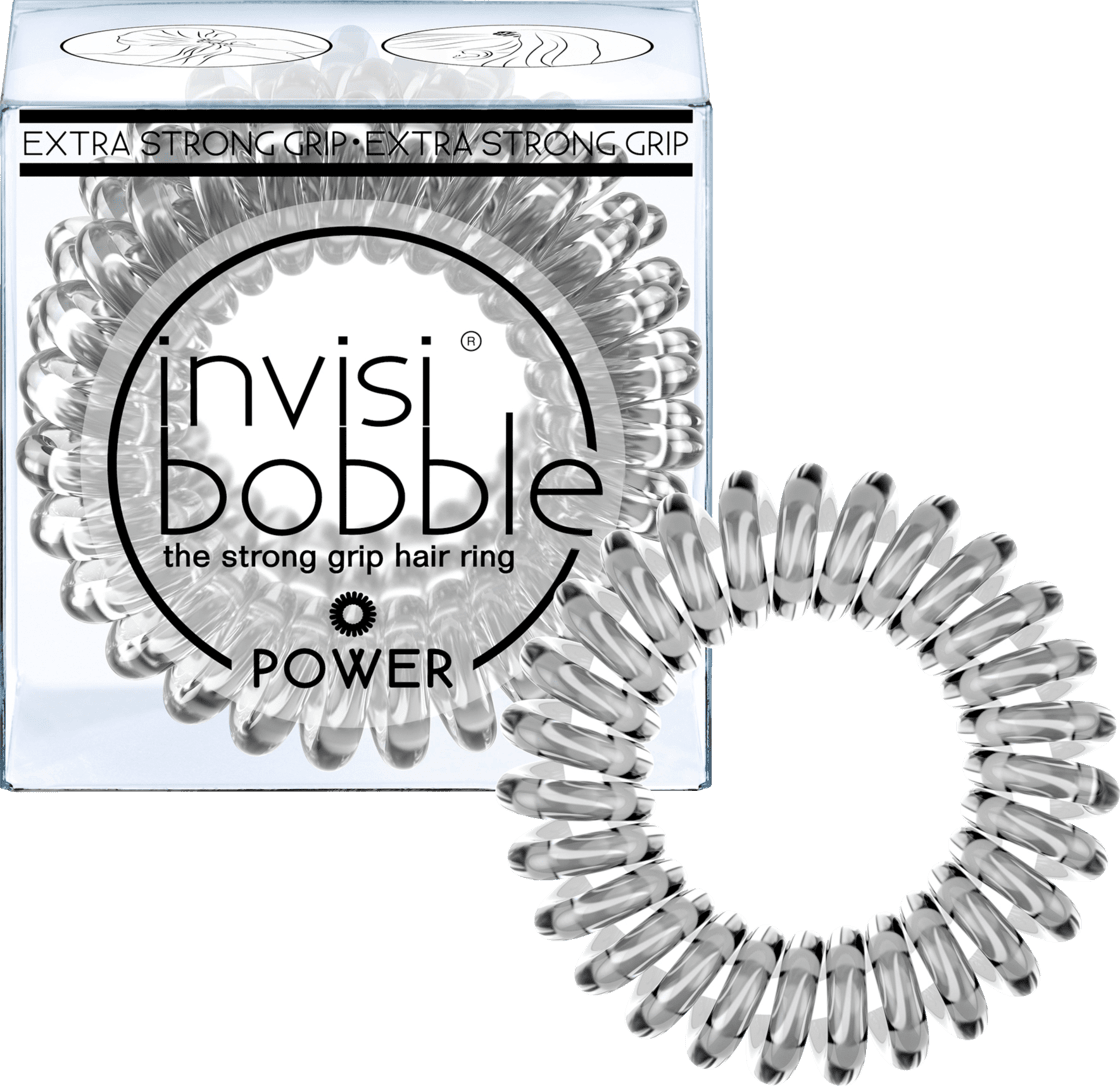 invisibobble Haargummi Power Cristal Clear, 3 St