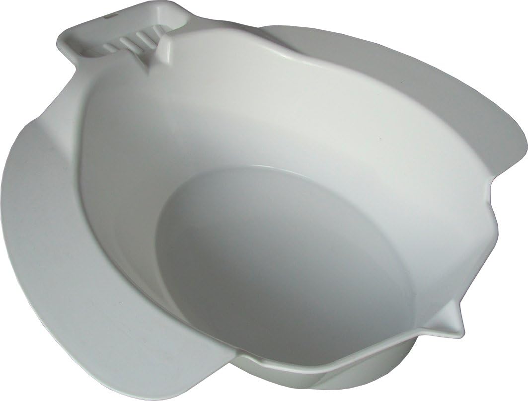 Teckmedi Sitz Bath Bidet Seat Bathtub Toilet Insert Made of Plastic and Soap Dish White Top Quality