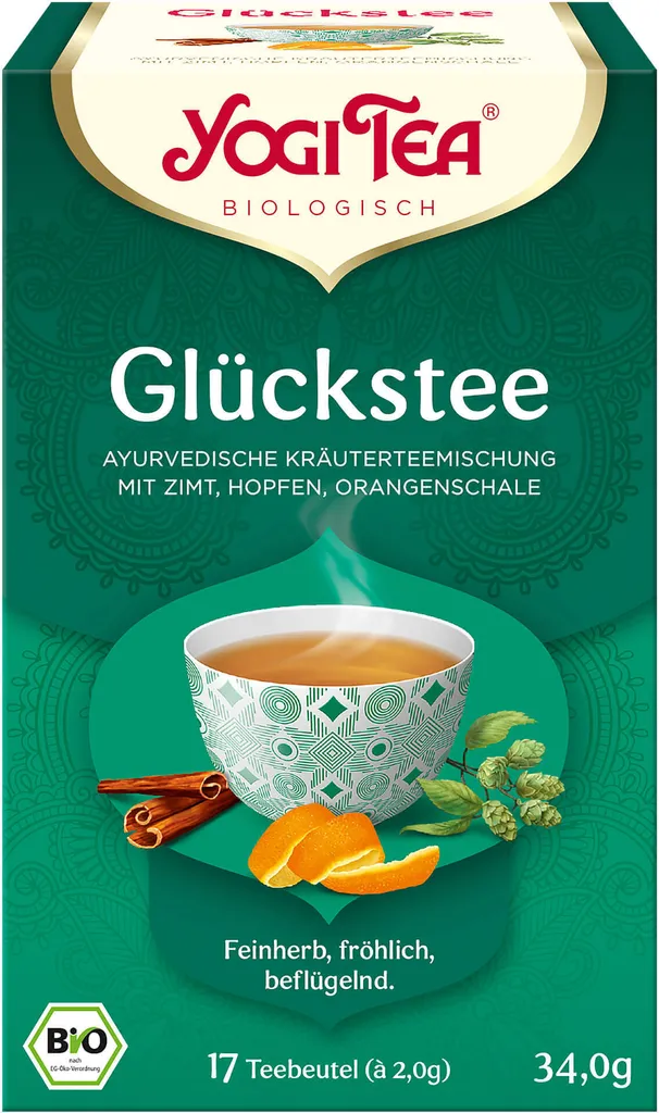 YogiTee 6 x Yogi Tea Happy Tea | 6 x 34g