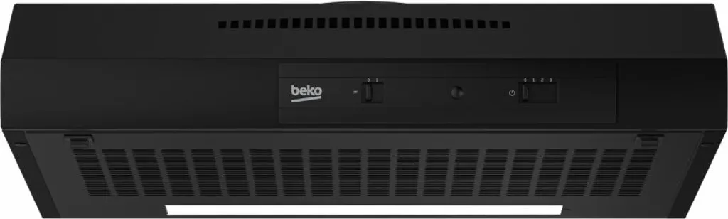 60 cm long metal visor hood, 295 m³/h Beko HNS61212XH