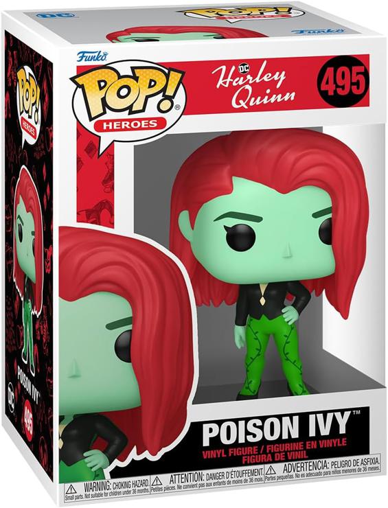 Funko Pop! Heroes: Harley Quinn Animated Series - Poison Ivy as Ivy - Figure de Vinyle à Collectionner - Toys for children and adults - TV fans