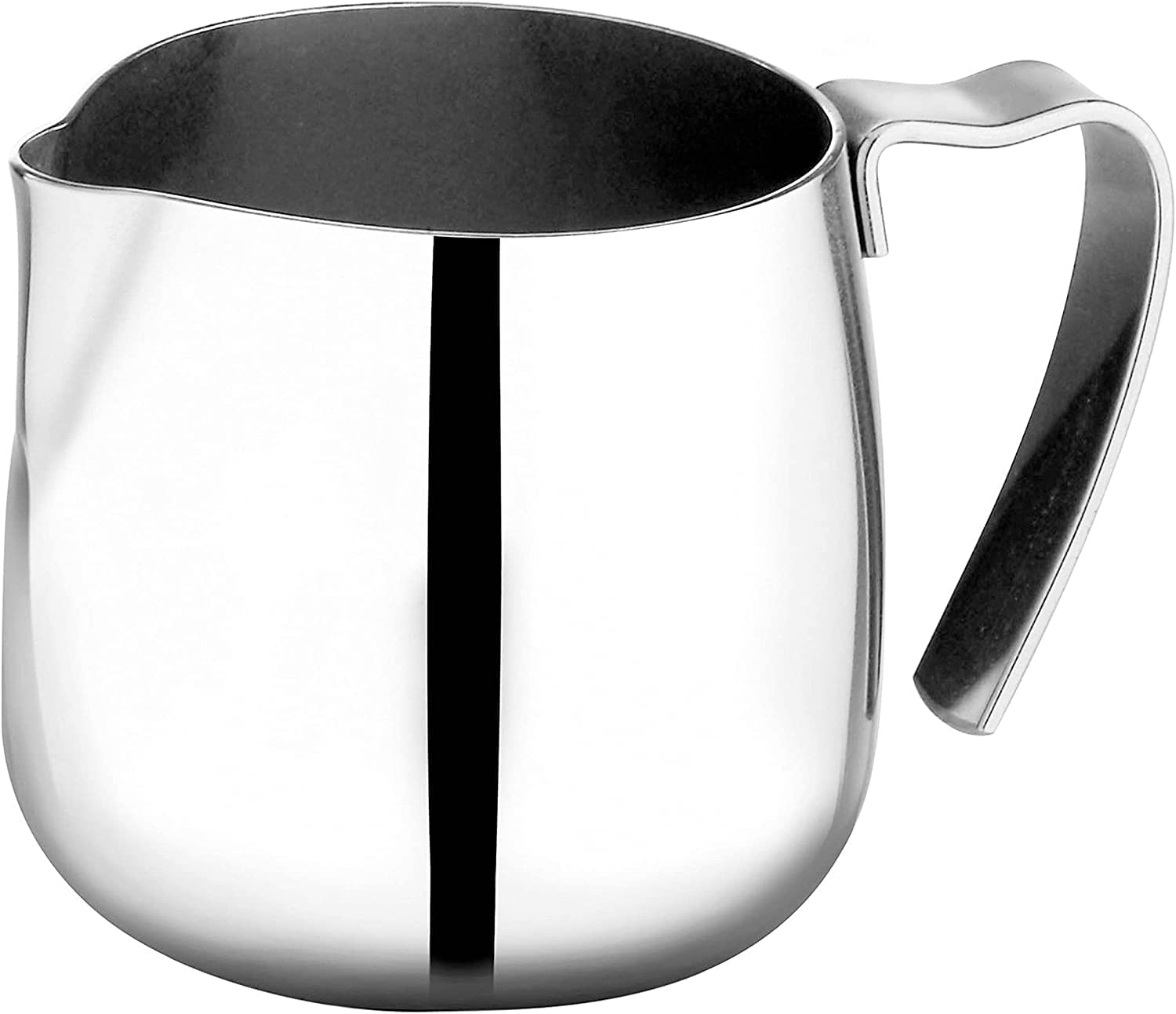 VIA CREMA Stainless Steel Milk Jug Special Latte Capuccino Art Spout - Made In Italy By Motta (70 ML)