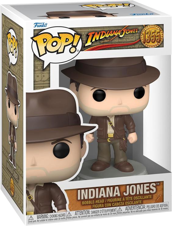 Funko Pop! Movies: ROTLA - Indiana Jones with Jacket - Raiders of The Lost Ark - Vinyl Collectible Figure - Gift Idea - Official Merchandise - Toys For Children and Adults - Movies Fans