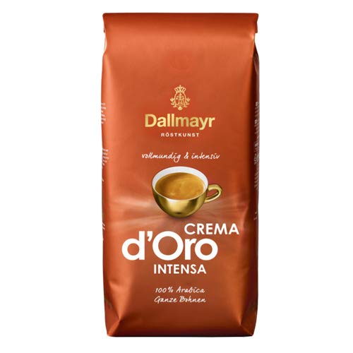 Dallmayr Crema d'Oro Intensa Whole Beans, 8 x 1000 g (8000 g) - Coffee from Dallmayr