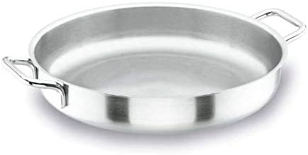 Lacor-50624W-ROUND DISH W/O LID WAGNER 24 CMS.
