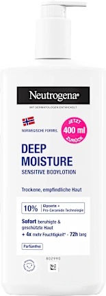 Neutrogena Body lotion Deep Moisture Sensitive, 400 ml