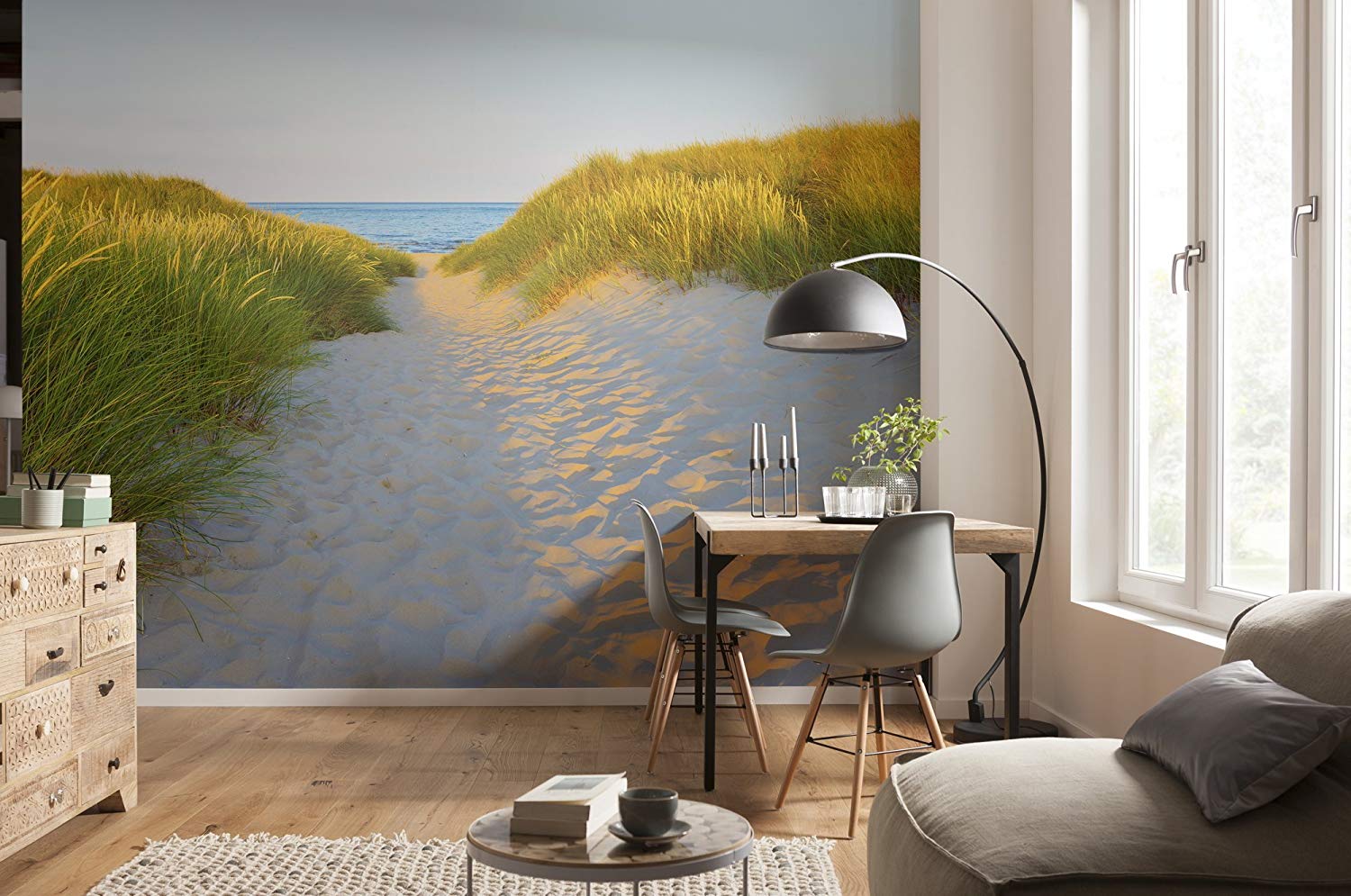 Komar Photo Wallpaper 8-995 Paper "Sandy Path – Size: 368 X 254 Cm (W X H)