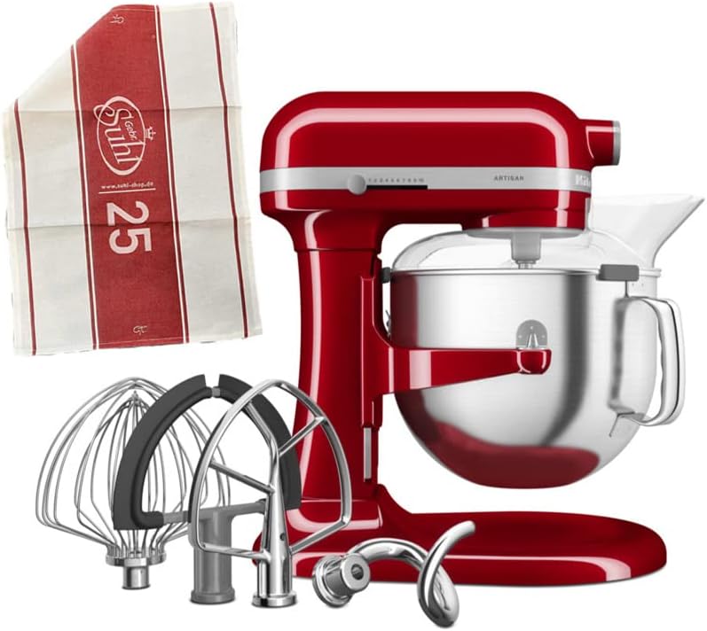 Kitchenaid Artisan Empire Food Processor 6.6 L Red