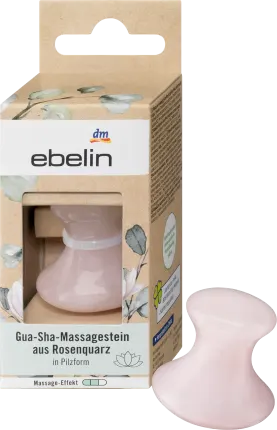 ebelin Gua-Sha massage stone rose quartz, 1 st