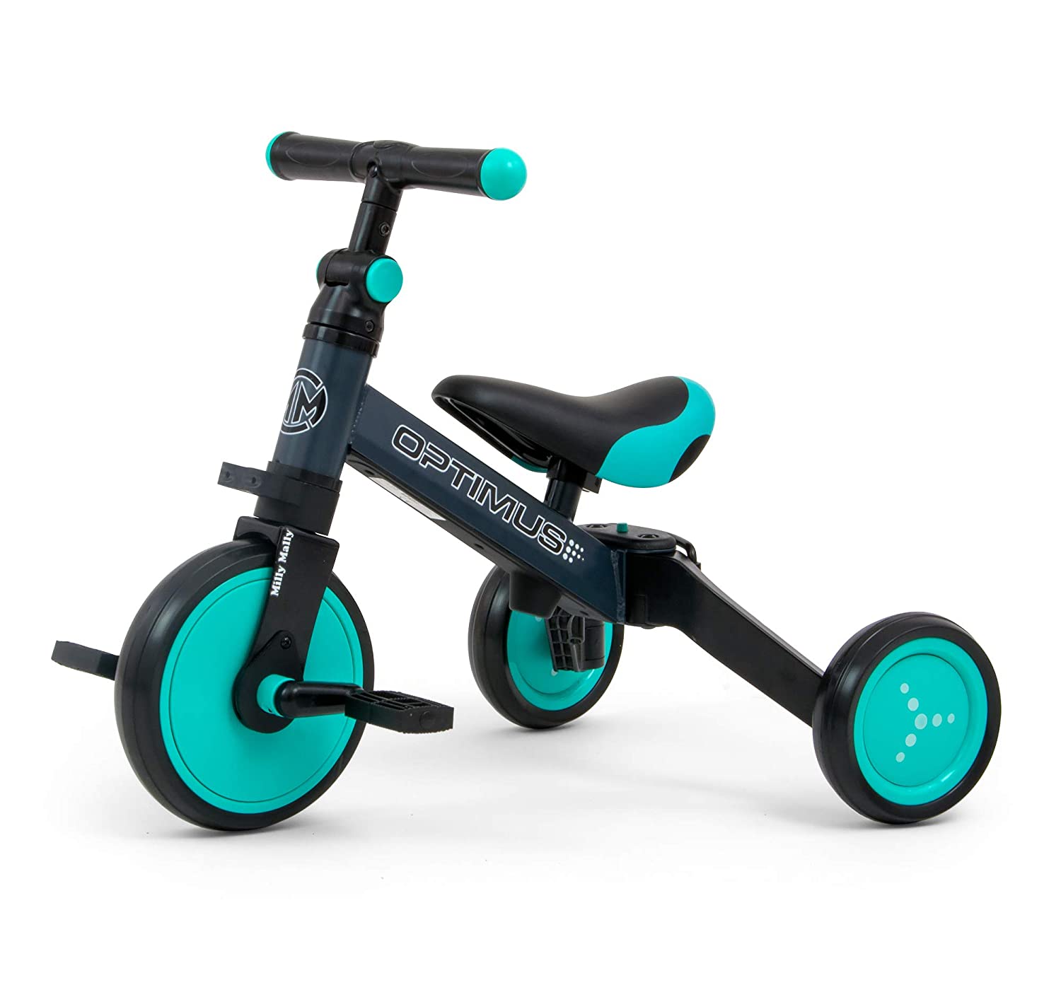 Milly Mally 5901761125108 Ride On 3-In-1 Optimus Mint Green