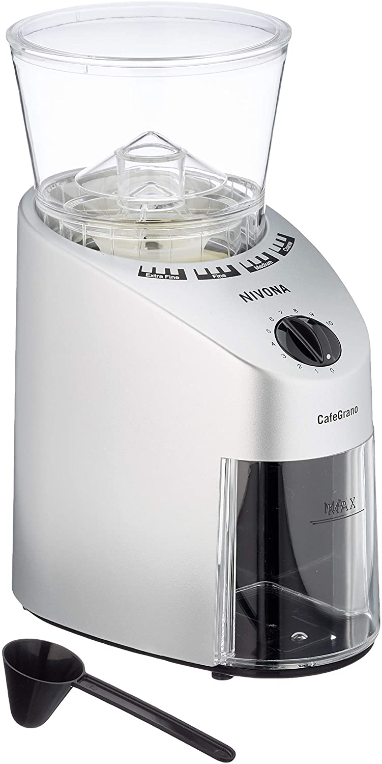 Nivona CafeGrano 130, Automatic Coffee Grinder, Aluminium matt