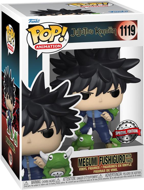 Funko Pop! & Buddy: JJK - Megumi Fushiguro with Toads - Jujutsu Kaisen - Vinyl Collectible Figure - Gift Idea - Official Merchandise - Toy for Children and Adults - Anime Fans