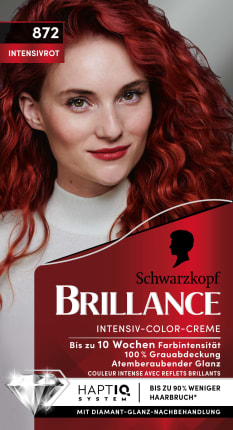 Schwarzkopf Brillance Hair color Intense red 872, 1 pc