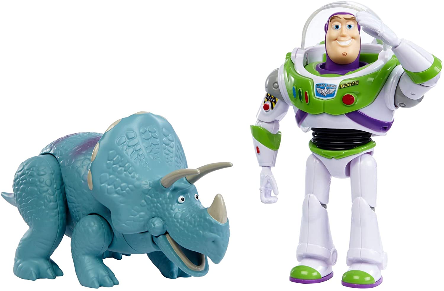 Disney Pixar Toy Story GJH80 Toy Story 4 Pack of 2 Buzz Lightyear and Trixi