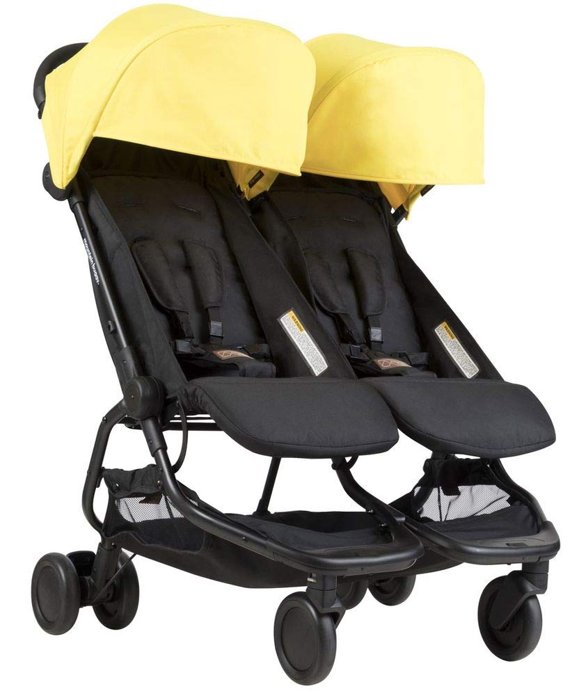 Mountain Buggy Nano DUO V1 Twin Pushchair Cyber Yellow