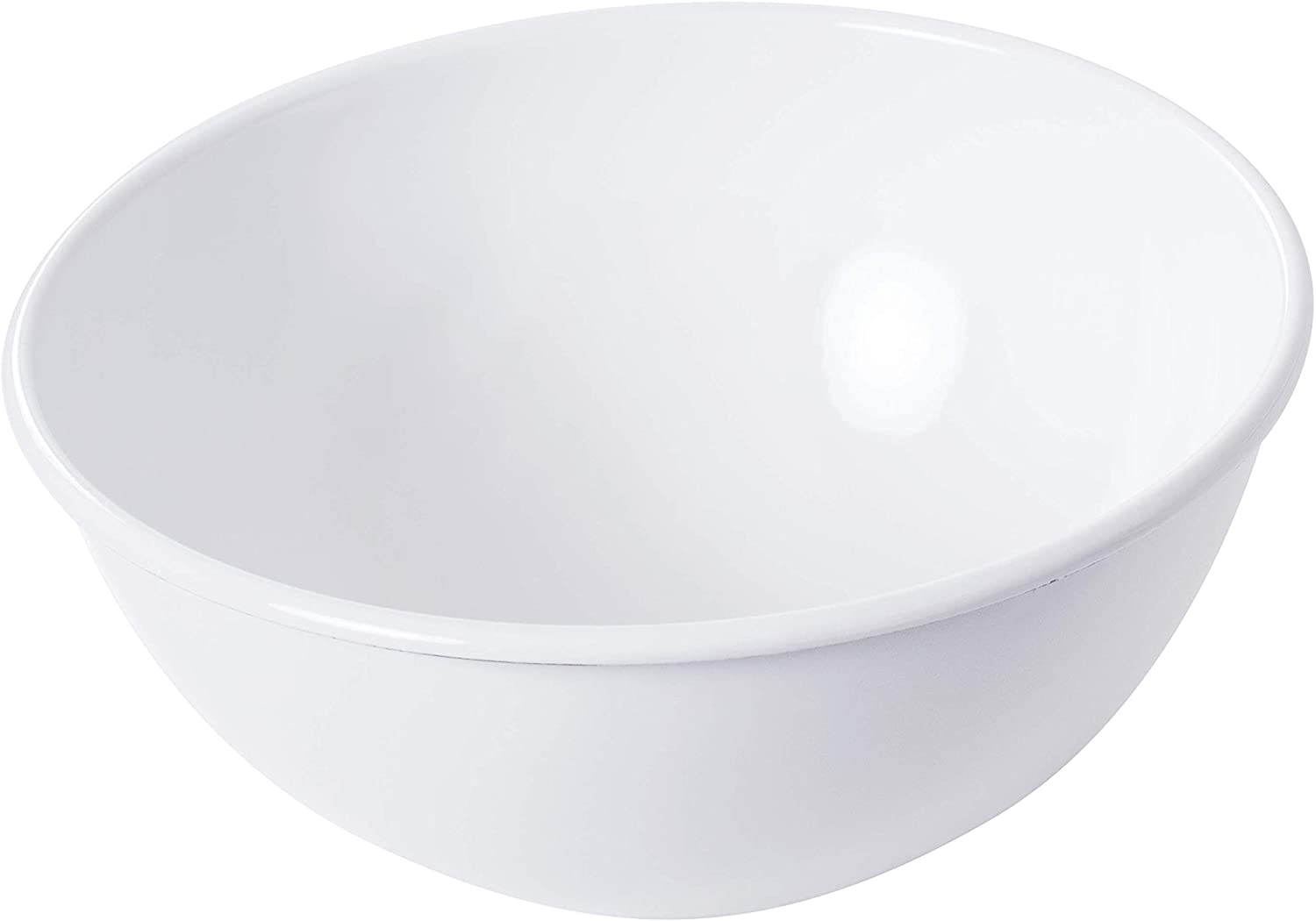 Riess - Fruit Bowl - Salad Bowl - Bowl - White - Enamel - Diameter 22 cm